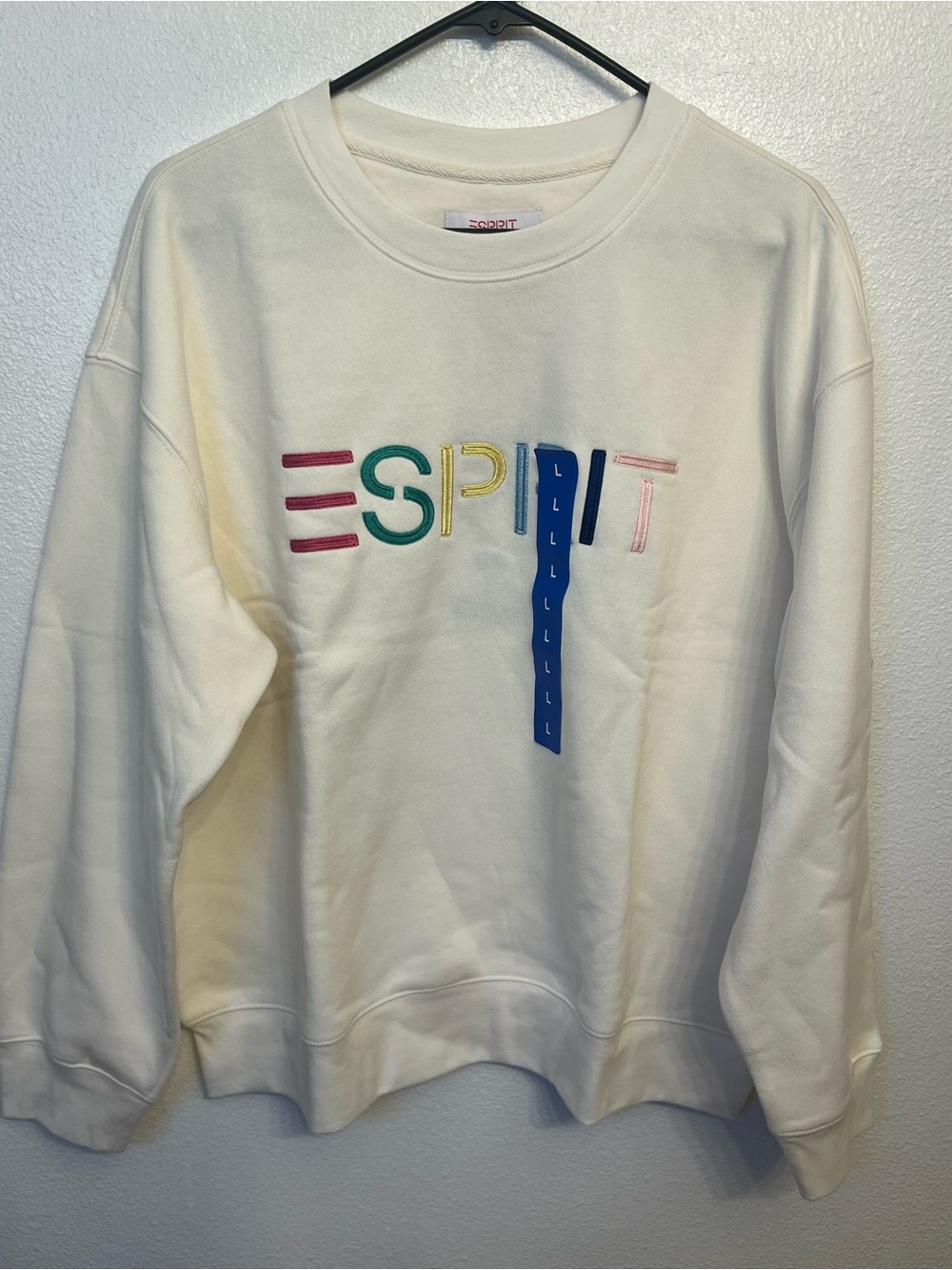 Esprit Women's Logo Fleece Crewneck - Picture 2 of 9
